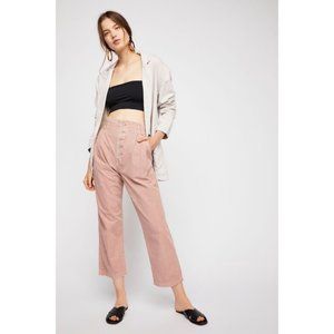 SOLD, *final markdown* FREE PEOPLE Compass Button Fly Military Trouser